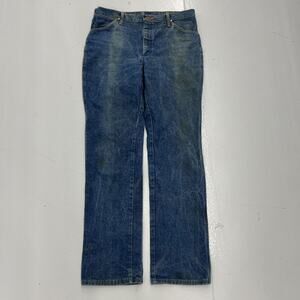 Vintage 90s Wrangler Dark Wash Straight Jeans 34x34